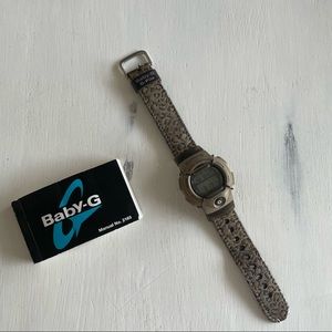 Baby-G Watch Animal Print Casio 2165 G-File Untested